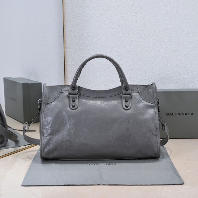 Balenciaga original lambskin le city medium bag 7977862 grey