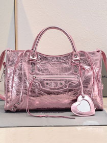 Balenciaga original lambskin le city medium bag 7977862 pink