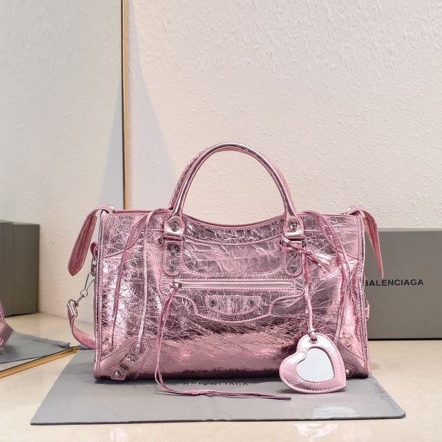 Balenciaga original lambskin le city medium bag 7977862 pink