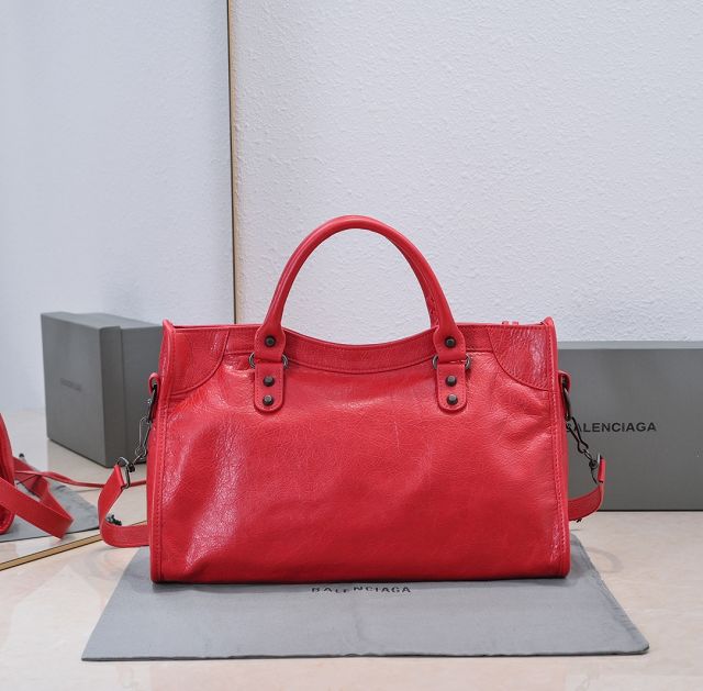 Balenciaga original lambskin le city medium bag 7977862 red