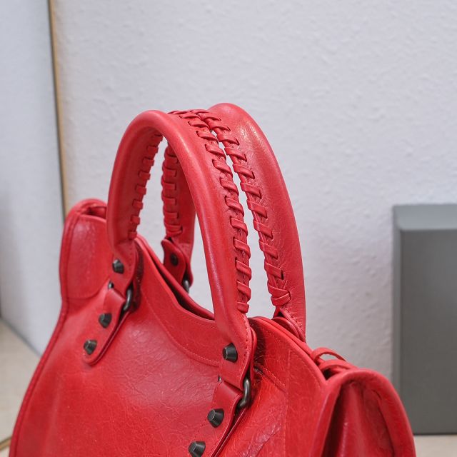 Balenciaga original lambskin le city medium bag 7977862 red