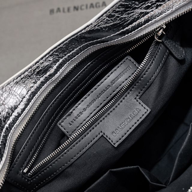 Balenciaga original lambskin le city medium bag 7977862 silver