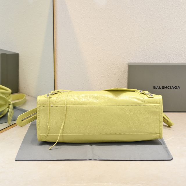 Balenciaga original lambskin le city medium bag 7977862 yellow