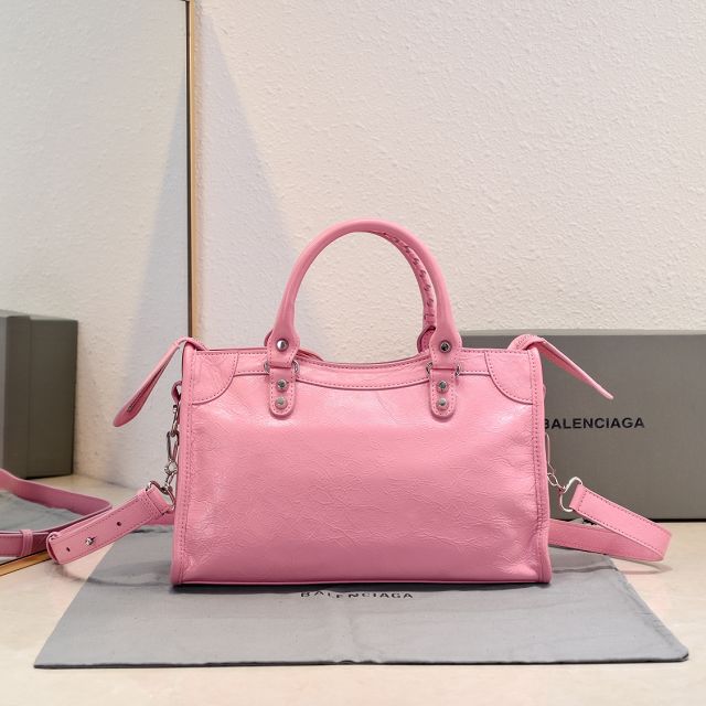 Balenciaga original lambskin le city small bag 8114422 pink