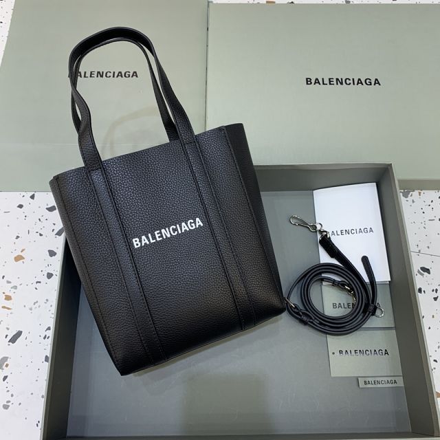 Balenciaga original calfskin everyday xxs tote bag 551815 black