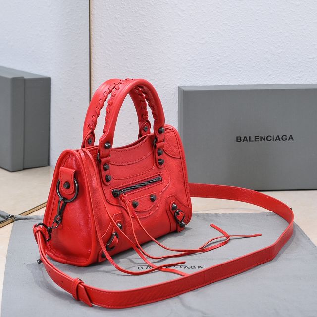 Balenciaga original lambskin le city mini bag 8063952 red