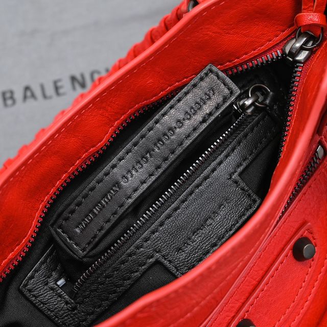 Balenciaga original lambskin le city mini bag 8063952 red