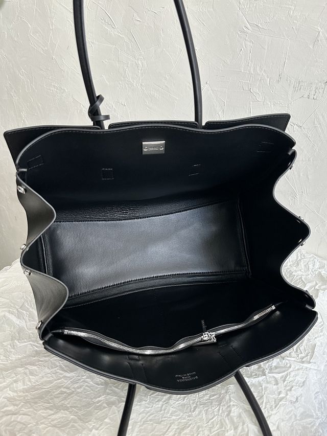 Balenciaga original calfskin bel air medium carry all bag 8054812 black