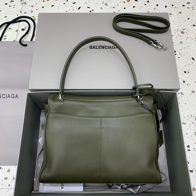 Balenciaga original calfskin rodeo medium handbag 7897722 green