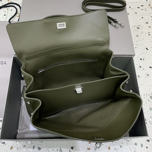 Balenciaga original calfskin rodeo medium handbag 7897722 green