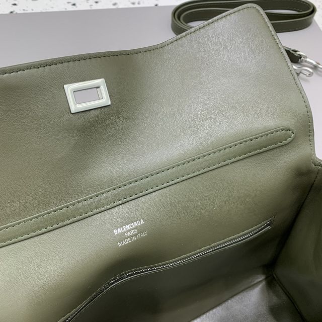 Balenciaga original calfskin rodeo medium handbag 7897722 green