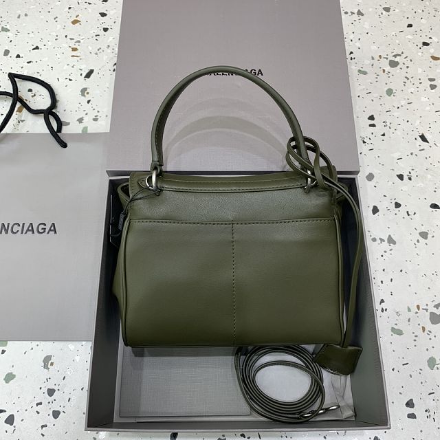 Balenciaga original calfskin rodeo mini handbag 7954562 green