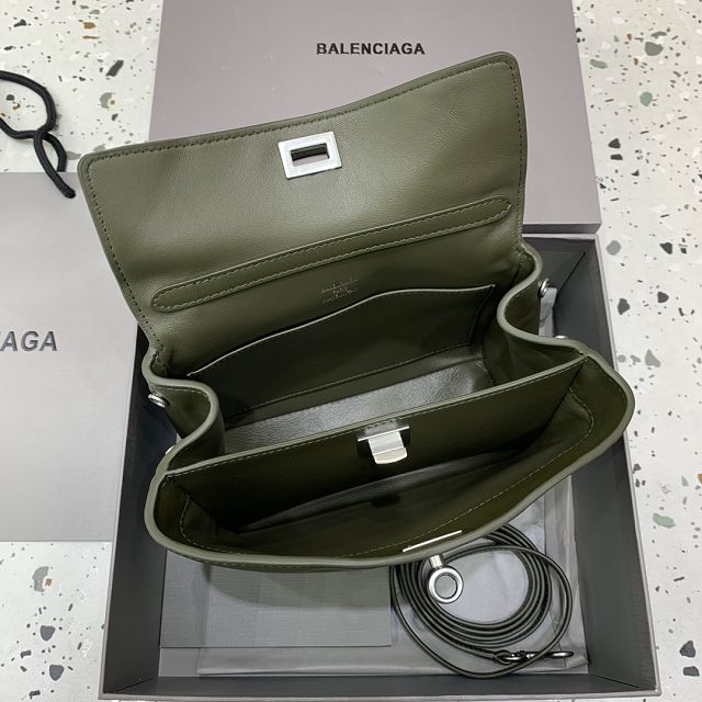 Balenciaga original calfskin rodeo mini handbag 7954562 green