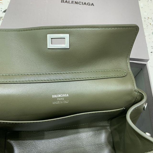 Balenciaga original calfskin rodeo mini handbag 7954562 green