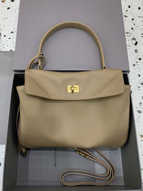 Balenciaga original calfskin rodeo small handbag 7897792 apricot