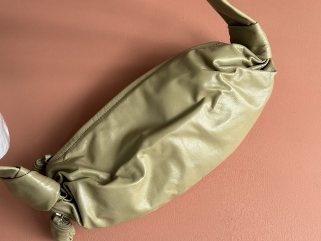 Lemaire original aged calfskin croissant bag EH0970 beige