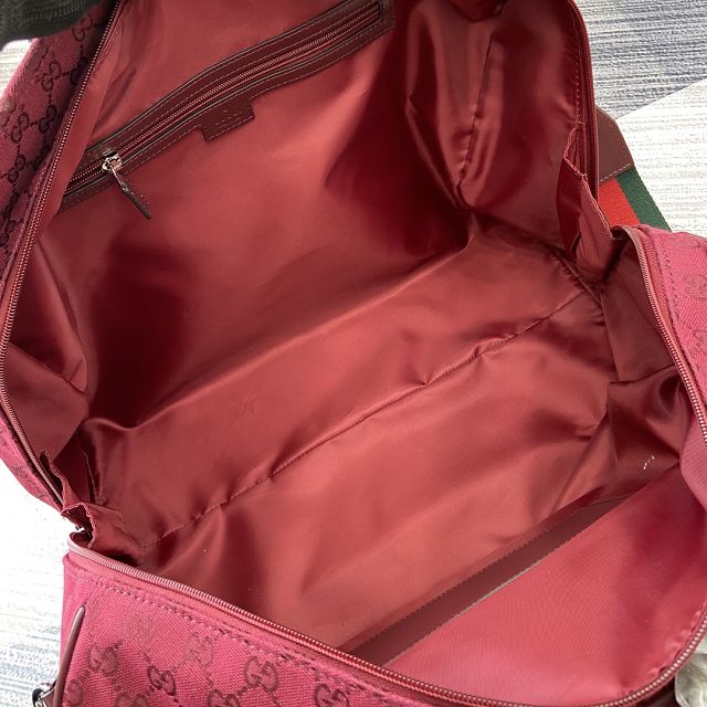 GG original canvas large duffle bag 802095 red