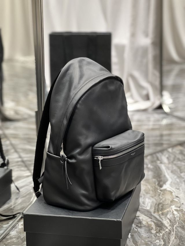 YSL original calfskin large city backpack 326865 black