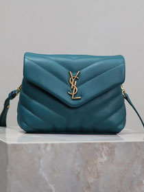 YSL original calfskin loulou mini bag 467072 blue