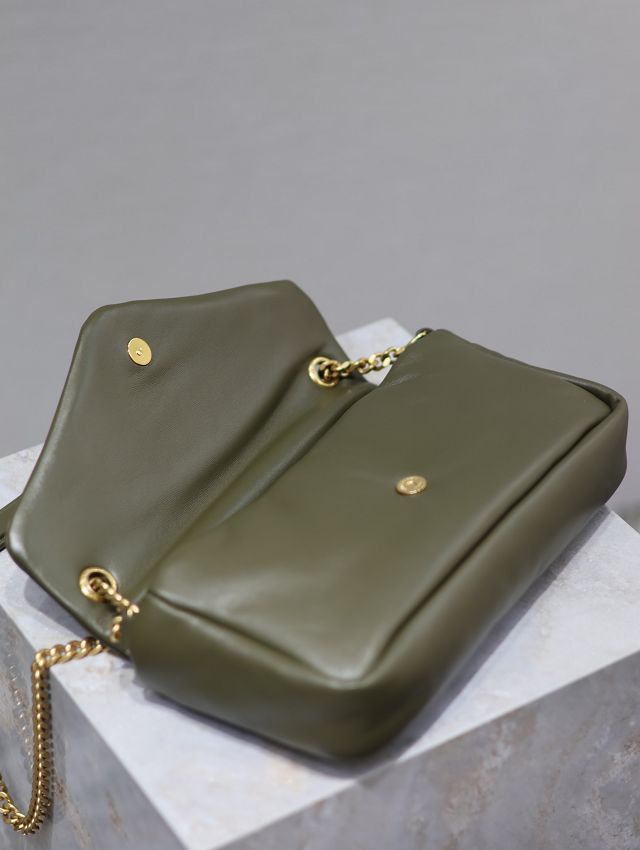 YSL original lambskin calypso small bag 734153 green