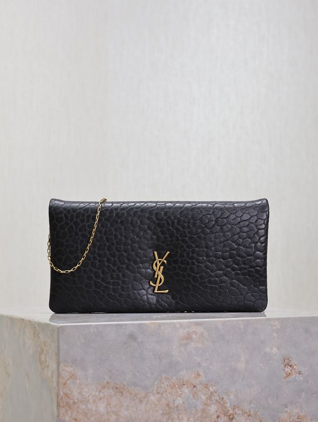 YSL original lambskin calypso mini bag 801772 black