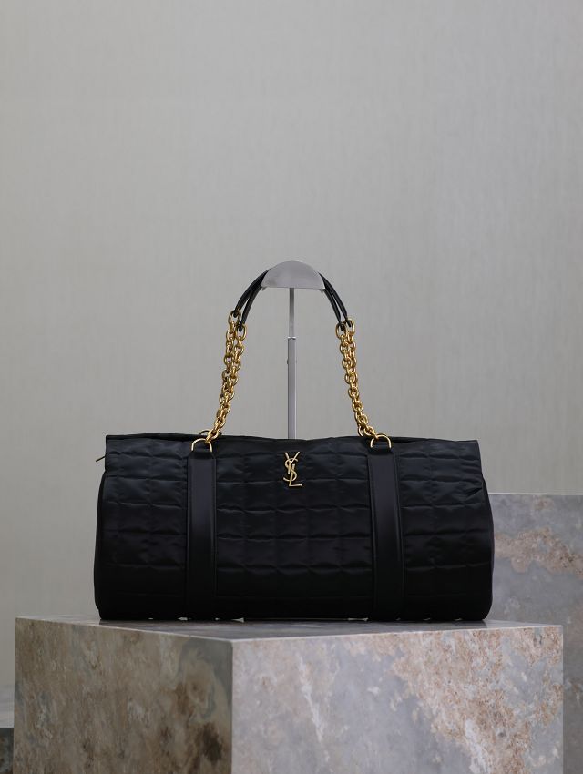 YSL original nylon gloria travel bag 757209 black