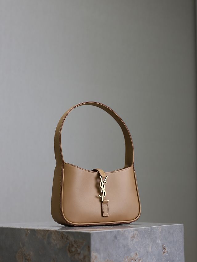 YSL original calfskin le 5A7 mini bag 710310 apricot