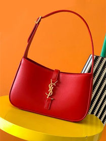 YSL original calfskin le 5A7 hobo bag 657228 red