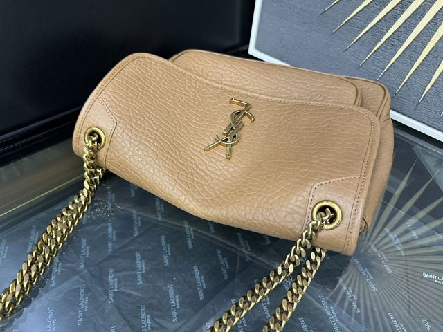 YSL original calfskin medium niki bag 633158 apricot