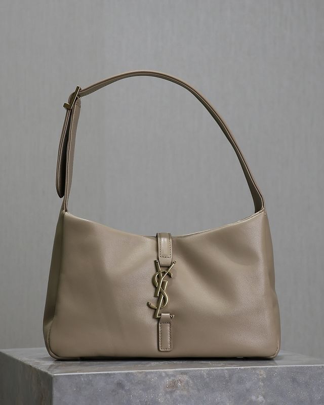 YSL original lambskin le 5A7 hobo bag 657228 beige