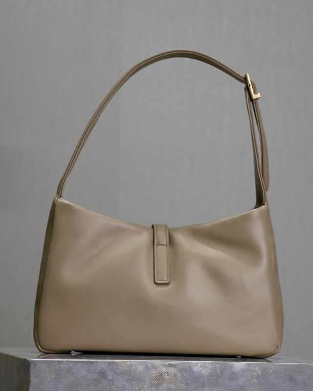 YSL original lambskin le 5A7 hobo bag 657228 beige