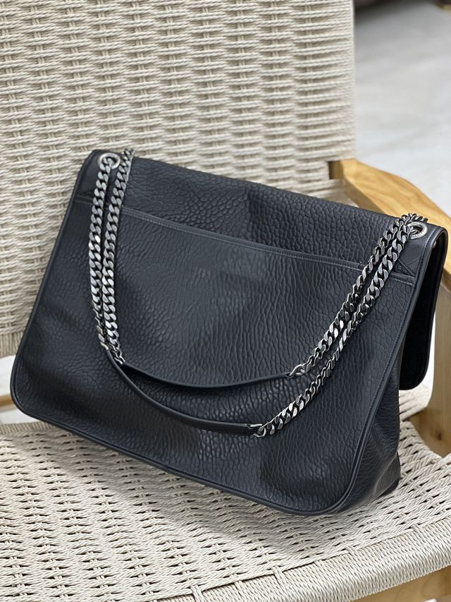 YSL original calfskin jumbo niki bag 755857 black