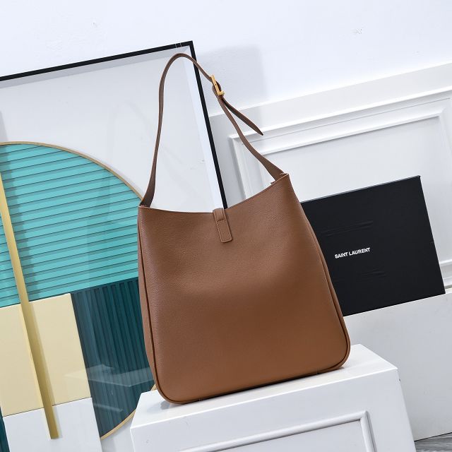 YSL original calfskin le 5A7 large tote bag 753837 brown