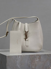 YSL original calfskin le 5A7 mini tote bag 809461 white