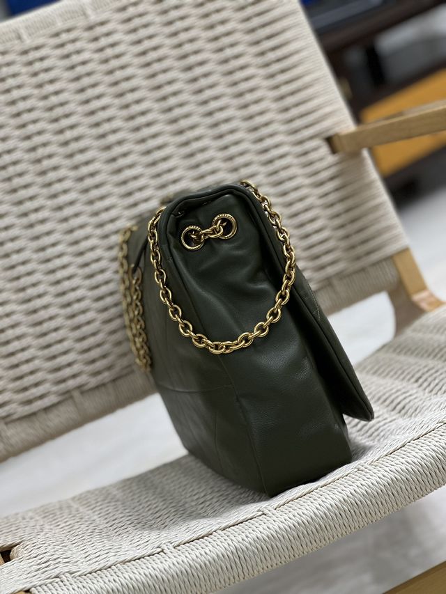 YSL original lambskin jamie 4.3 large bag 742431 dark green