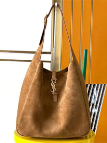 YSL original suede le 5A7 large tote bag 753837 brown