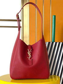 YSL original calfskin le 5A7 small tote bag 713938 red