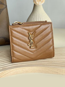 YSL original grained calfskin card holder 517045 