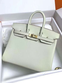 Hermes original swift leather birkin 35 bag H35-5 craie