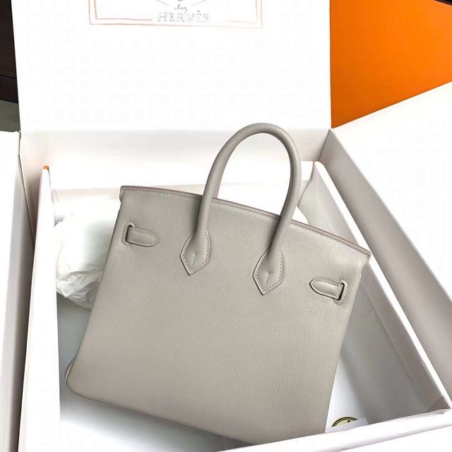 Hermes original swift leather birkin 30 bag H30-5 grey pearl