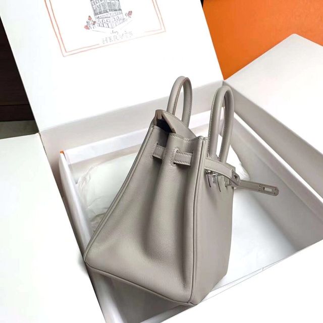 Hermes original swift leather birkin 30 bag H30-5 grey pearl