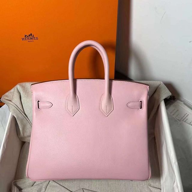 Hermes original swift leather birkin 30 bag H30-5 rose sakura