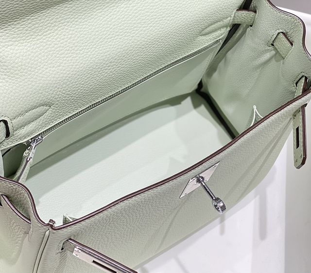 Hermes original togo leather kelly 28 bag K28 vert fizz