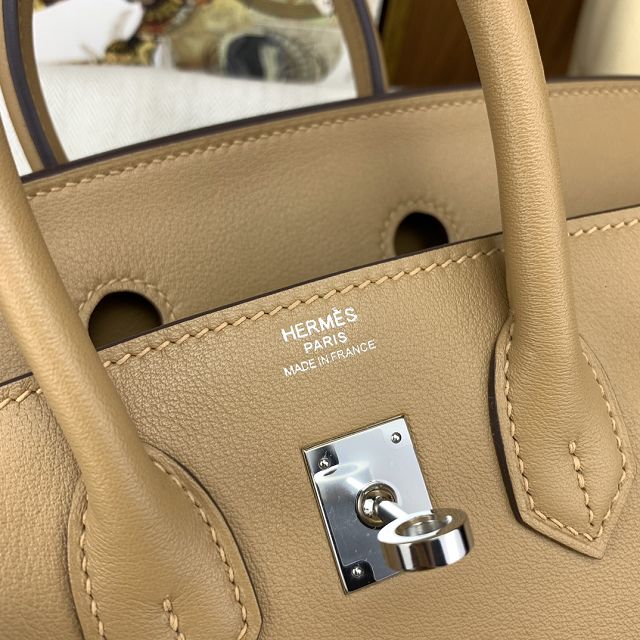 Hermes handmade original togo leather birkin 35 bag HL0350 chai