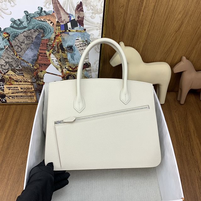 Hermes handmade original togo leather desordre birkin 30 HBD0300 white
