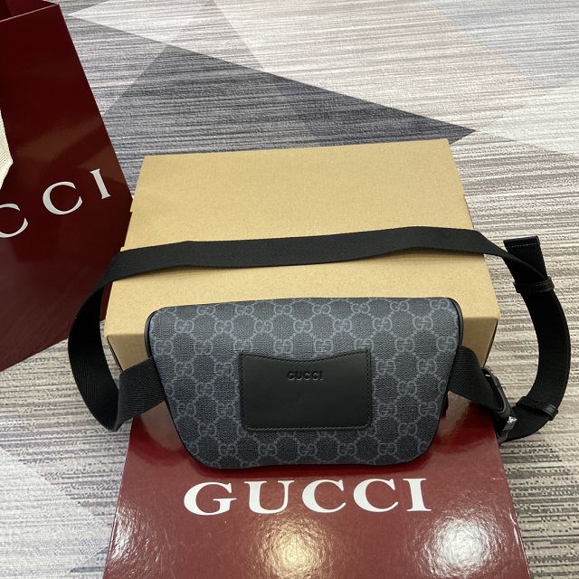GG original canvas emblem small belt bag 821165 black