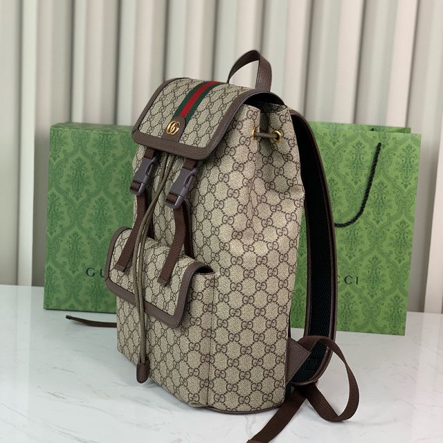 GG original canvas ophidia small backpack 792114 brown