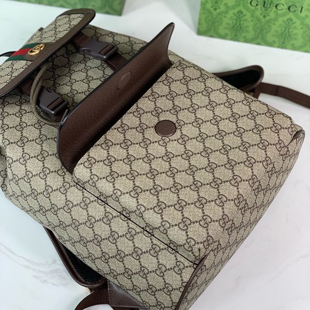 GG original canvas ophidia small backpack 792114 brown