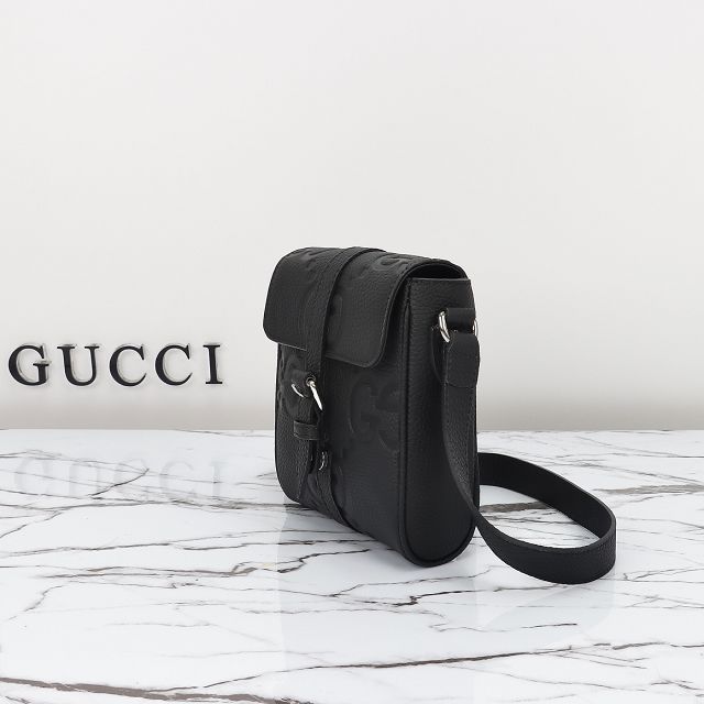 GG original calfskin small messenger bag 760235 black