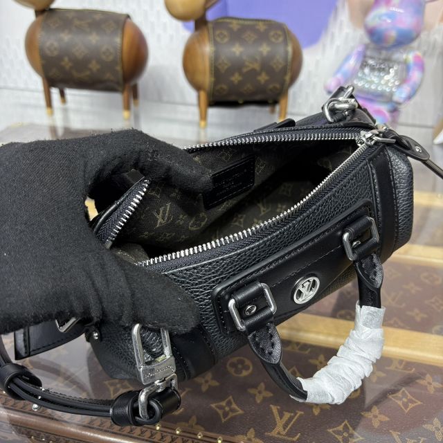Louis vuitton original calfskin nano biker handbag M14623 black
